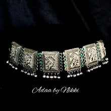 Load image into Gallery viewer, Sara Oxidized choker
